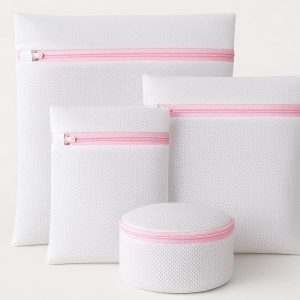 10 Delicates Washing Bag Set with Zipper Closure