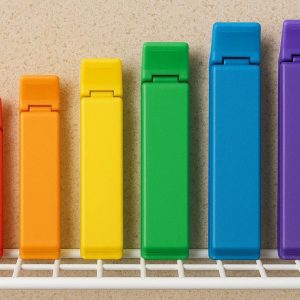 19 Color Coded Resealable Bag Clips Pantry Organizer